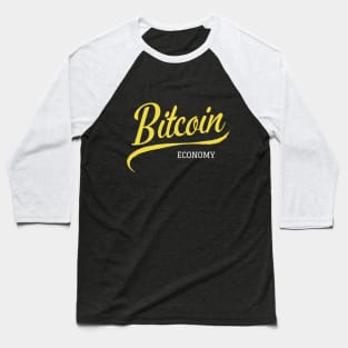 Bitcoin Economy Baseball T-Shirt